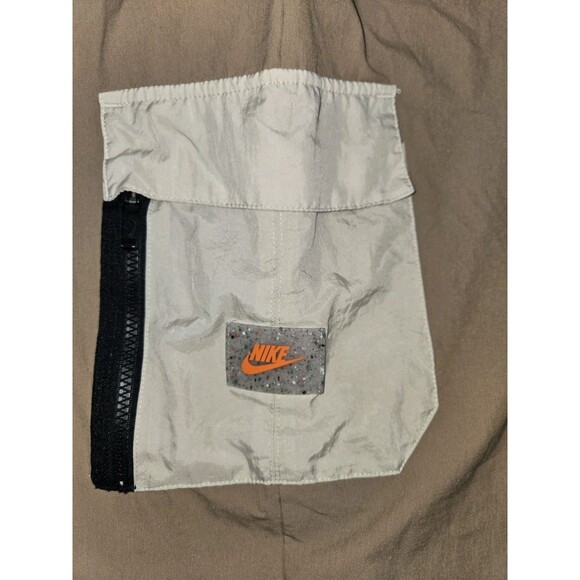 Nike DriFit Pants Womens Brown Cargo Windbreaker Track Baggy Womens XL 36x28 - Picture 6 of 11